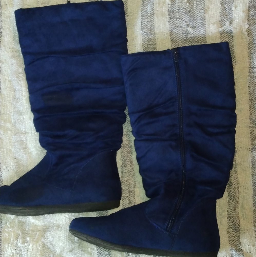 Blue No Call boots. Size 7 1/2 M